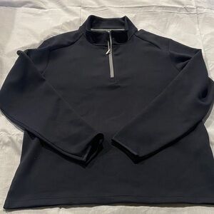Kirkland Signature Black Zip-Up Sweater-NWOT